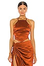 view 1 of 4 Mika Top in Terra Cotta