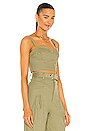 view 2 of 4 Ana Crop Bustier in Sage