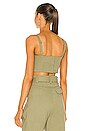 view 3 of 4 Ana Crop Bustier in Sage