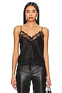 view 1 of 4 Alani Lace Trim Camisole in Black