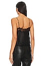 view 3 of 4 Alani Lace Trim Camisole in Black