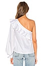 view 3 of 4 One Shoulder Top in White