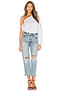 view 4 of 4 One Shoulder Top in White