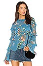 view 1 of 4 Delphine Top in Blue
