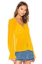 view 2 of 4 Georgette Blouse in Ochre