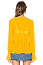 view 3 of 4 Georgette Blouse in Ochre