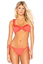 view 1 of 4 TOP BIKINI in Hot Coral