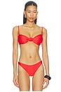 view 2 of 5 HAUT DE MAILLOT DE BAIN NAIA in Fire
