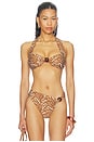view 1 of 4 TOP BIKINI SIRENA in Abstract Animal