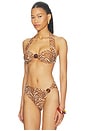 view 2 of 4 TOP BIKINI SIRENA in Abstract Animal