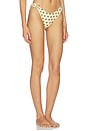 view 2 of 4 Halia Bikini Ring Bottom in Lemon Polka Dot
