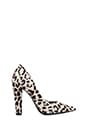 view 1 of 5 Darcy Pump with Cow Fur en Black/White Leopard in Black & White Leopard
