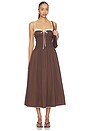 view 1 of 3 VESTIDO THOMAS in Coffee