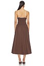 view 3 of 3 VESTIDO THOMAS in Coffee