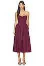 view 2 of 3 VESTIDO DESTENE in Plum
