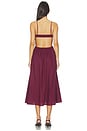 view 3 of 3 VESTIDO DESTENE in Plum