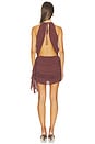 view 3 of 3 Lorenzo Dress in Chocolate