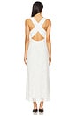 view 3 of 4 Tasha Dress in White