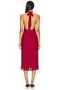 view 3 of 3 Daria Dress in Marsala