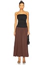 view 1 of 3 Santal Dress in Black & Brown