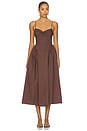 view 1 of 3 Destene Dress in Chocolate