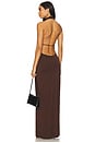 view 4 of 4 Xenia Dress in Chocolate