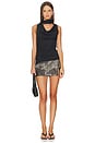 view 5 of 6 Moon Skort in Charcoal
