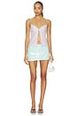 view 5 of 6 Triste Skort in Aqua