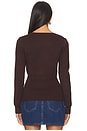view 3 of 4 Sophia Cardigan in Espresso