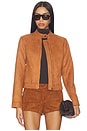 view 1 of 5 CHAQUETA EFFIE MOTO in Tan
