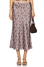 view 1 of 6 Nathalia Skirt in Brown