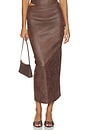 view 1 of 7 Elodie Skirt in Brown