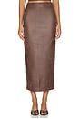 view 2 of 7 Elodie Skirt in Brown