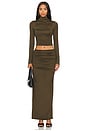 view 5 of 6 FALDA SELENA in Olive