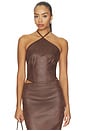view 1 of 4 Penrose Top in Brown