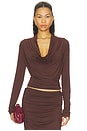 view 1 of 4 Rosalind Top in Chocolate