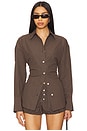view 1 of 5 Jules Top in Brown