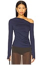 view 1 of 5 Cleo Top in Navy