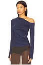 view 3 of 5 Cleo Top in Navy