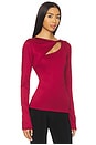 view 2 of 4 San Vicente Top in Cranberry