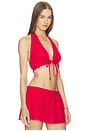view 2 of 4 x REVOLVE Eyelet Halter Top in Red