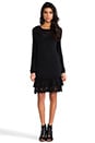 view 2 of 6 Peekaboo Sweater Dress in Black