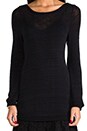 view 5 of 6 Peekaboo Sweater Dress in Black