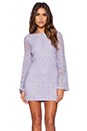 view 1 of 4 Cherry Blossom Priscilla Dress in Lilac
