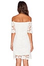 view 3 of 4 ROBE ÉPAULES DÉNUDÉES CARIBBEAN CROCHET in White