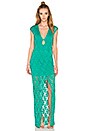 view 1 of 4 MAXIVESTIDO TEARDROP in Emerald