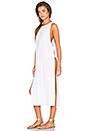 view 3 of 4 Side Knot Maxi Dress in White