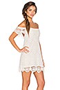 view 2 of 5 Seashell Lace Off Shoulder Dress in Dove
