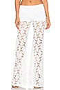 view 1 of 4 PANTALON DENTELLE in White