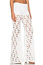 view 2 of 4 PANTALON DENTELLE in White